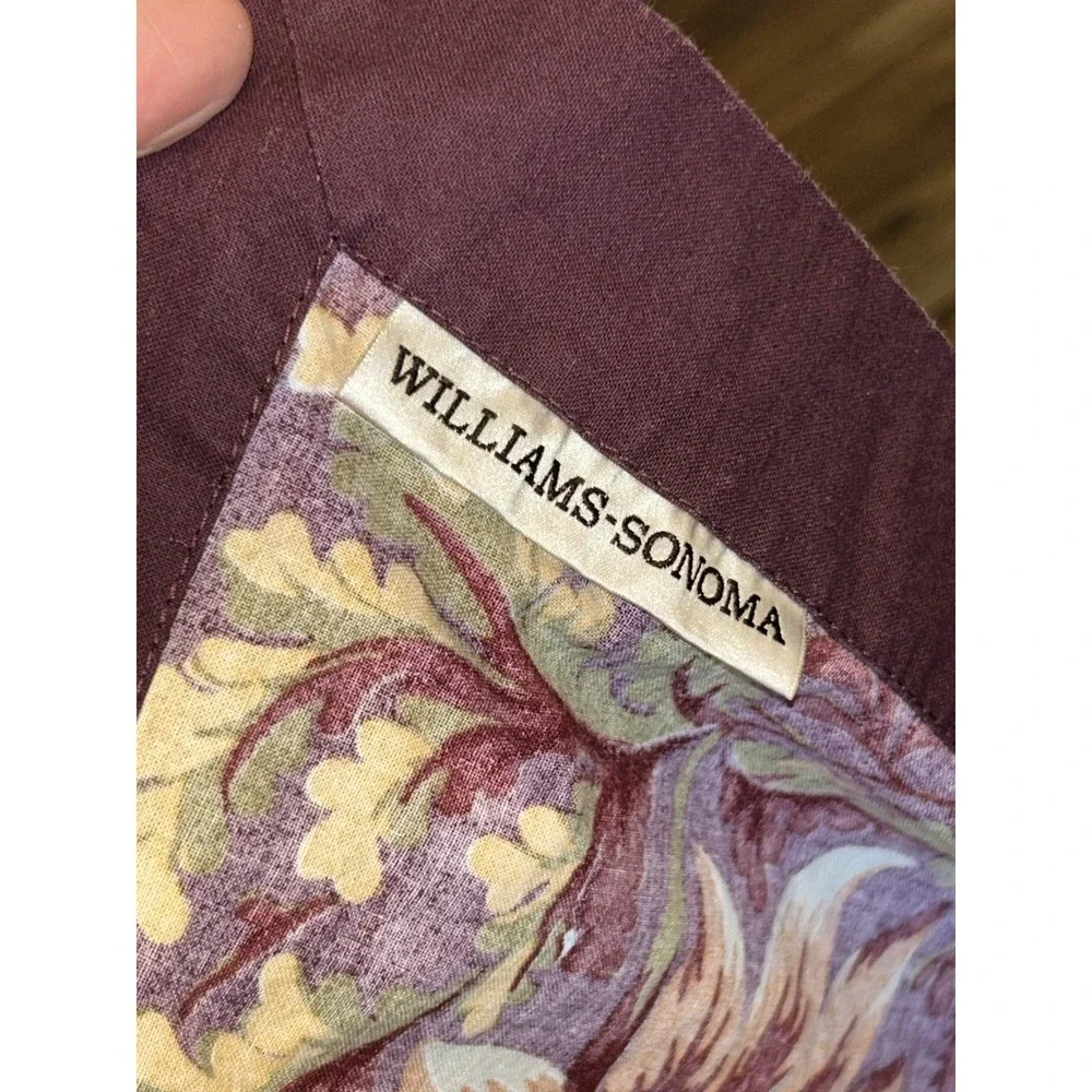 Vintage WILLIAMS SONOMA 100% Cotton Tablecloth Rectangle 70